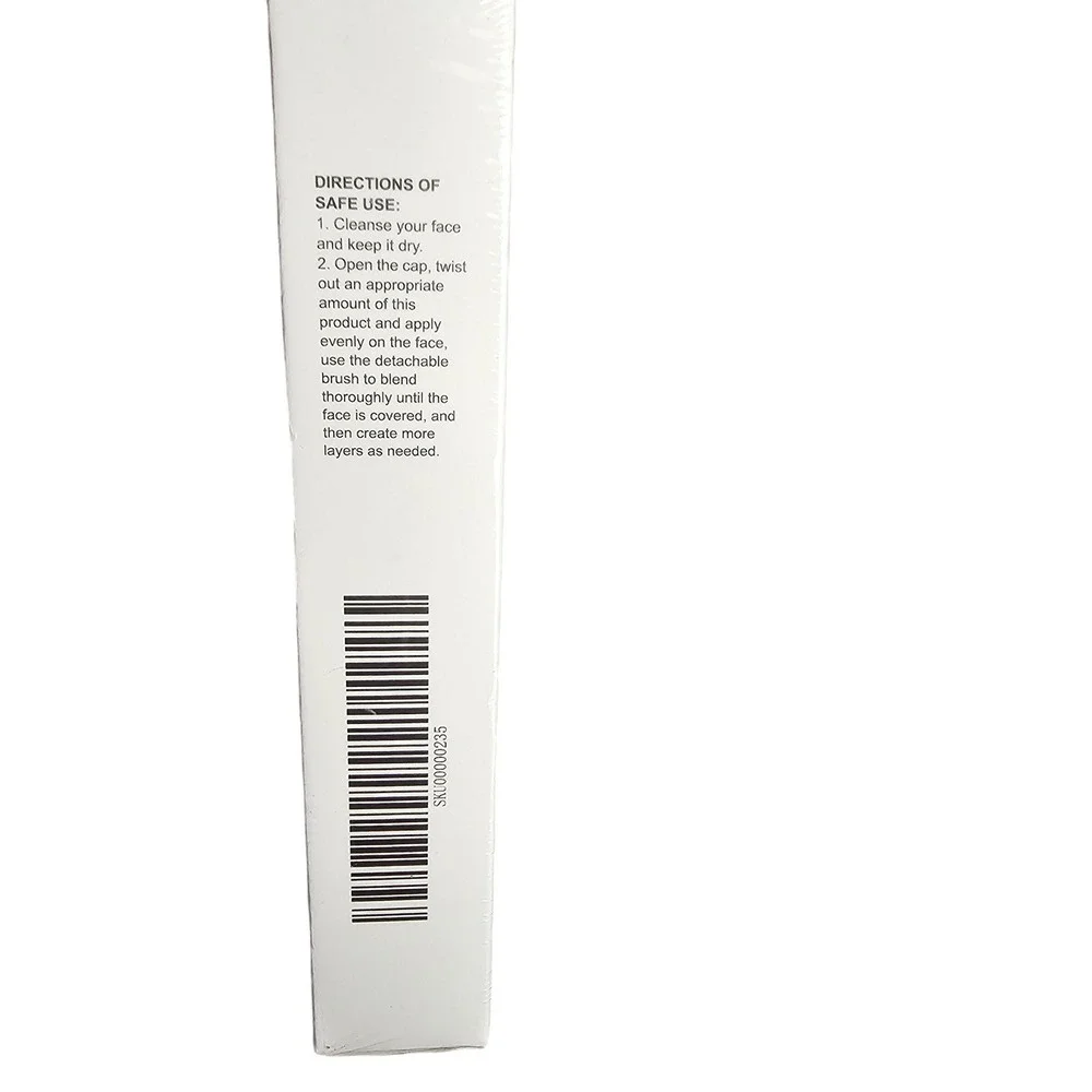Color Changing Foundation Stick for Dark Skin with Detachable Brush 0.46oz